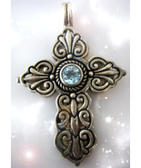 HAUNTED ANTIQUE CROSS AURELIS GATE ASCENSION HIGHEST MAGICK WITCH CASSIA4 - $229.67