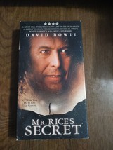 David Bowie - Mr. Rice&#39;s Secret VHS (1999)  Drama - Hard To Find - $73.85