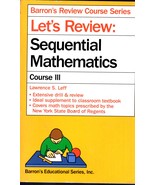 LET&#39;S REVIEW: SEQUENTIAL MATHEMATICS Barron&#39;s Review Course Series PB -P... - $6.65 CAD