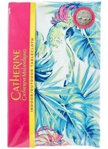 Parrot Cockatoo Fabric Tablecloth Indoor Outdoor Water Repellent 60x84&quot; Beach - £30.63 GBP