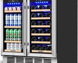 Wine And Beverage Refrigerator 30 Inch, Beverage Fridge Dual Zone With U... - $1,556.99