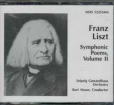 Symphonic Poems, Vol. 2 [Audio CD] Liszt; Kurt Masur and Leipzig Gewandhaus Orch - £15.57 GBP