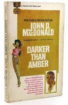 John D. Mac Donald Darker Than Amber A Travis Mc Gee Novel Early Printing - £35.85 GBP