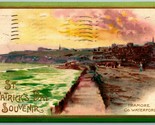 San Patrizio Giorno Souvenir Tramore Co Waterford Irlanda 1910 DB Cartol... - $4.04