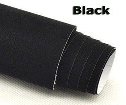 10/20/30/40/50x135CM/LOT Prem quality Black  PVC sticker velvet for car wrap vin - £112.19 GBP