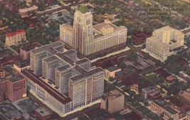 Detroit Michigan Aerial View New Center Building &amp; General Motors Postcard B01 - £2.24 GBP