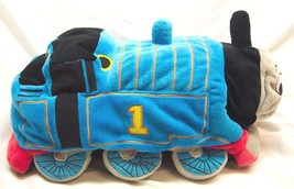 THOMAS THE TANK ENGINE SUPER SOFT Bean Bag PILLOW 16&quot; Plush Stuffed Anim... - £15.57 GBP