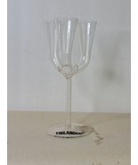 Vintage MCM Finlandia Vodka Blown Glass Triple Shot Glass 6.5 inches - £14.79 GBP