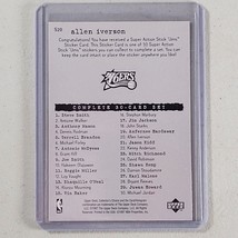 Allen Iverson Card StickUms #S20 1997-98 Upper Deck Collectors Choice - £7.21 GBP