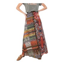 Desigual Multicolor Long Skirt Button Front Size 4 US New - £44.71 GBP