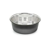 Dog Bowls Stainless Steel Chic Ombre Color Bowls Silicone Base Non Skid ... - £12.62 GBP+