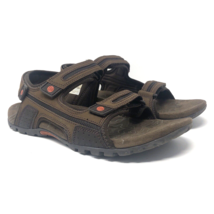MERRELL Sandspur Sport Sandals Men&#39;s Size 13 Dark Earth Brown Hiking J276753C - £30.71 GBP