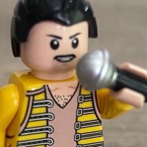 Freddie Mercury Lego Minifigure Brand New Custom Figure Music Singer - $30.00