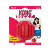 KONG Stuff-A-Ball Dog Toy, Large, Red  - £32.43 GBP