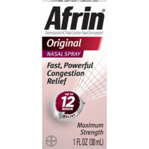 Afrin Original 12 Hour Nasal Congestion Relief Spray - 30 mL.. - £23.73 GBP