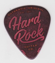 Collectible Hard Rock Cafe Guitar Pick - Red Logo - $5.99