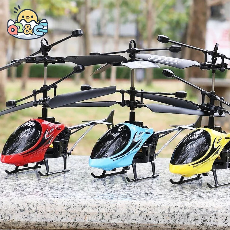 Flying Mini Guide Airplane Remote Control Airplane Helicopter Children Plastic - £9.89 GBP+