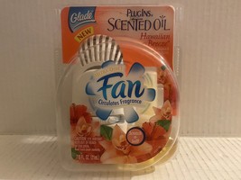 Glade Plugins Scented Oil Fan Circulates Hawaiian Breeze 2 Outlet 2003 New - £35.60 GBP