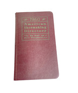 Vintage 1960 American Shoemaking Directory Red Book 308 pages  - £14.84 GBP