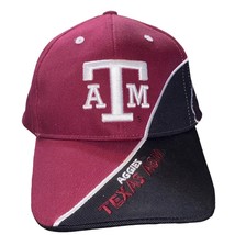 Texas A&amp;M Aggies Vintage Collegiate Licensed Project Dad Cap Hat Black Maroon - £21.41 GBP