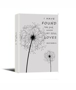 Bible Verse Love Canvas Art Dandelion Scripture Wall Decor for Christian... - $17.48+