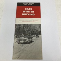 Safe winter driving 1956 GM Staff Brochure booklet pamphlet 50s Vintage vtg - $18.68
