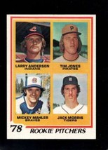 1978 Topps #703 Rookie Pitchers Jack Morris Nmmt (Rc) Tigers Hof *AZ6052 - £16.58 GBP