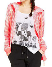 allbrand365 designer Ideology Womens Zip Front Active Jacket,X-Large,Neon Punch - £61.91 GBP