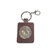 Walt Disney World Compass Medallion Faux Leather Keychain - $24.70