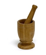 IMUSA USA Large Bamboo Mortar and Pestle, Brown - €26,94 EUR