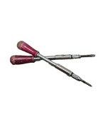 Stanley Yankee Screwdrivers Push Drill Spiral Ratchet Tool Set Of 2 USA ... - €59,72 EUR