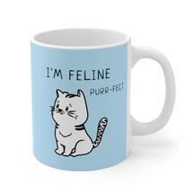 I&#39;m Feline Purr-Fect Mug in Blue - $29.99