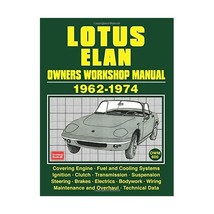 Lotus Elan Owner&#39;s Workshop Manual 1962-1974: Elan Series 2/elan Series 3/elan S - $33.00