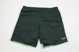 Vtg Nike Mens XL Travis Scott Mini Swoosh Spell Out Box Logo Shorts Dark Green - £46.67 GBP