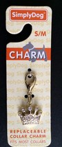 Simply She Dog Replaceable CHARM Collar Puppy Pup CROWN Small to Medium * NEW * - £3.98 GBP