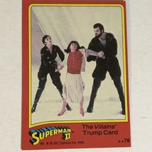 Superman II 2 Trading Card #78 Sarah Douglas Margot Kidder - £1.54 GBP