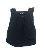 Loft XS Black Ruffle Sleeve Blouse Button Detail - €7,04 EUR