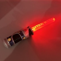 M&amp;Ms Star Wars Mini Light Up Red Lightsaber Candy Dispenser 2010 - $7.00
