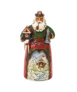 Jim Shore German Santa Figurine Christmas Heartwood Creek 6.75" High Stone Resin - $58.41