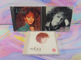 Lot de 3 CD Reba McEntire : It&#39;s Your Call, For My Broken Heart, What If Single - £7.84 GBP