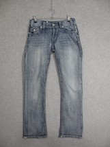 Rock &amp; Roll Cowgirl Women&#39;s Jeans Bootcut Mid Rise Light Wash Size 28 x ... - $25.78