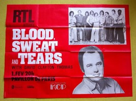 Blood, Sweat And Tears - Originale Concerto Poster - Manifesto - 1977 - £115.94 GBP