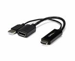 StarTech.com 4K 30Hz HDMI to DisplayPort Video Adapter w/ USB Power - 6 ... - £56.54 GBP