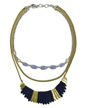 Lucky Brand Womens JLD6460 3in1 Two Tone Petal Statement Beaded Necklace, 8228-6 - £38.87 GBP