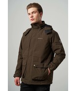Archer Camp Kos Hooded Suede Cold Climate Coat - $189.99