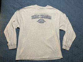 Dallas Cowboys The Farewell Texas Stadium 1971-2008 Gray T- Shirt Adult Size XL - £11.87 GBP