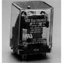 r10-11a10-120 Nte relay general purpose ac relay, dpdt-no contact arrangement - £11.10 GBP