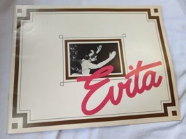 Evita Souvenir Program Brochure Booklet Lyrics Kennedy Center 1980s  - £8.22 GBP