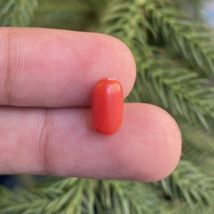 Natural Coral Gemstone, Oval Shape Coral, Gift For Her, Jewelry Making G... - $9.99