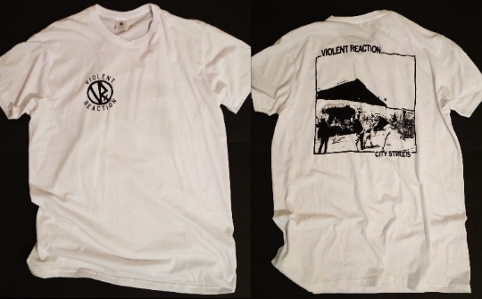 Violent Reaction - punk shirts - punk bands -punk t-shirt - hardcore punk